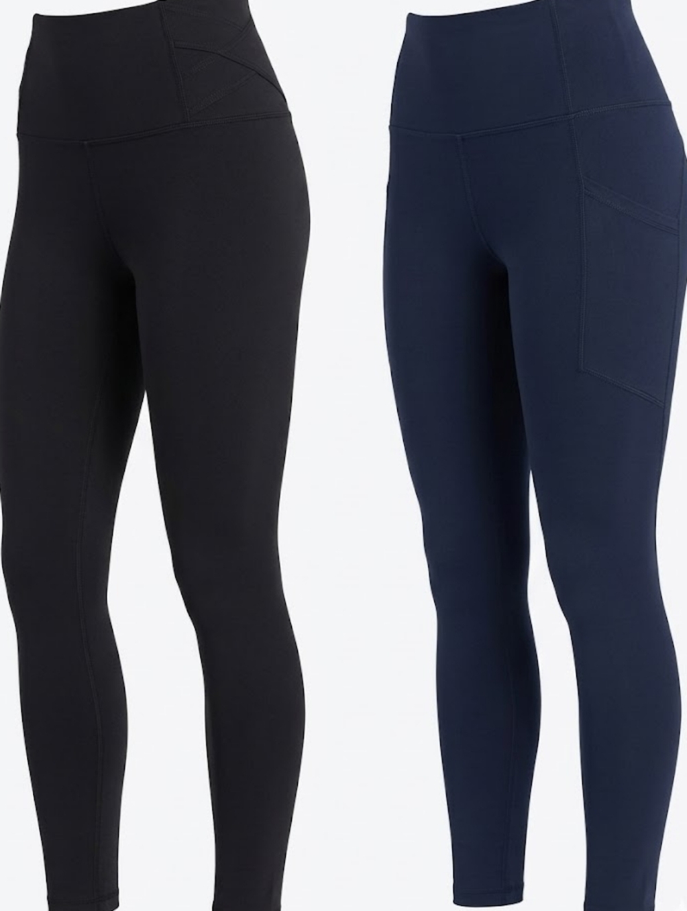 Athleta 2 Pack High-Rise Leggings - Black & Navy